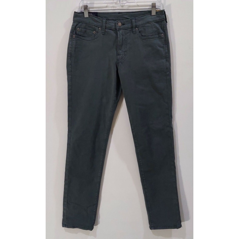 NWT Abercrombie & Fitch Men's Langdon Skinny Fit Green Jeans Pants 29 x 32